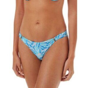 Melissa Odabash Size 44 Medium US 6-8 Martinique Blue Leaf Bandeau Padded Twist